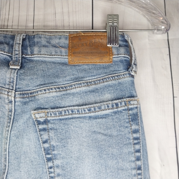 Lucky Brand Bridgette Skinny Embroidered Blue Jeans Size 0/25 - Picture 13 of 14